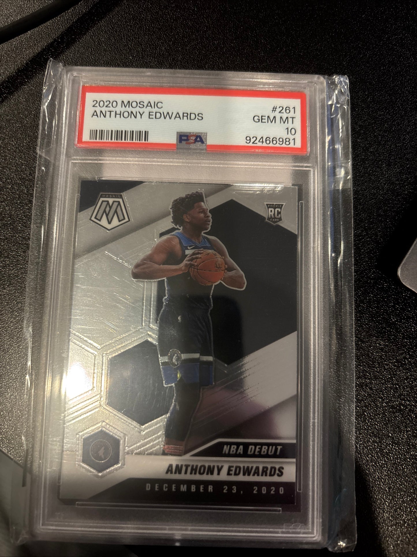 Anthony Edward’s Rookie Card PSA 10